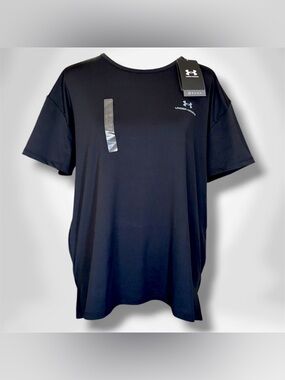 Women's Large Black Under Armour Vanish Energy 2.0 T-Shirt 1379141 NWT